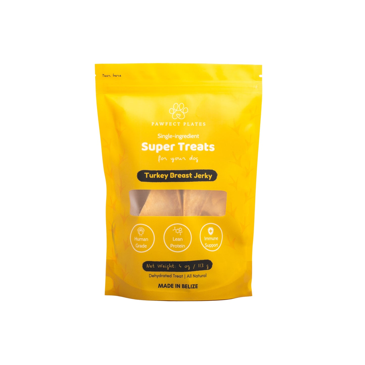 Turkey Breast jerky for dogs front of package